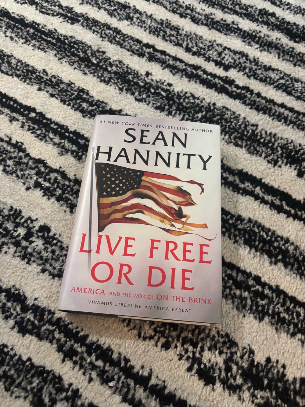 "Live Free or Die" Hardcover Book Sean Hannity New